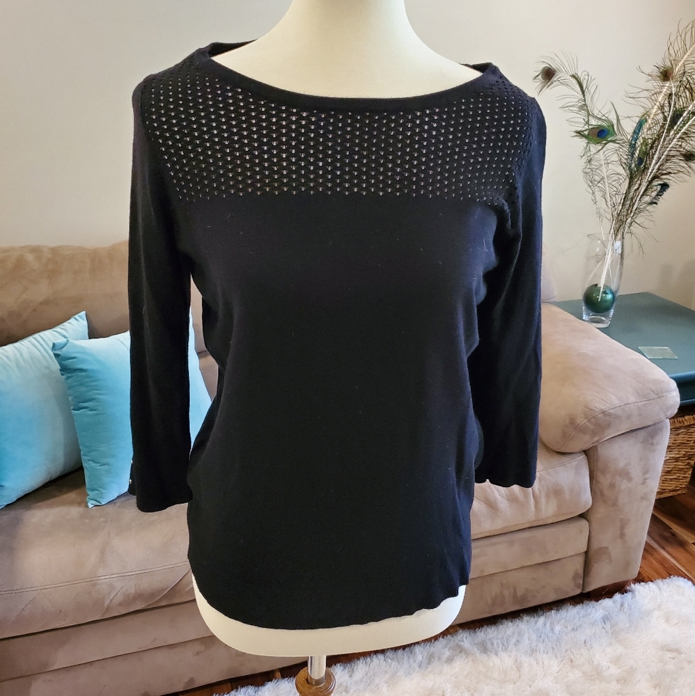NY&Co. Black Knit Top